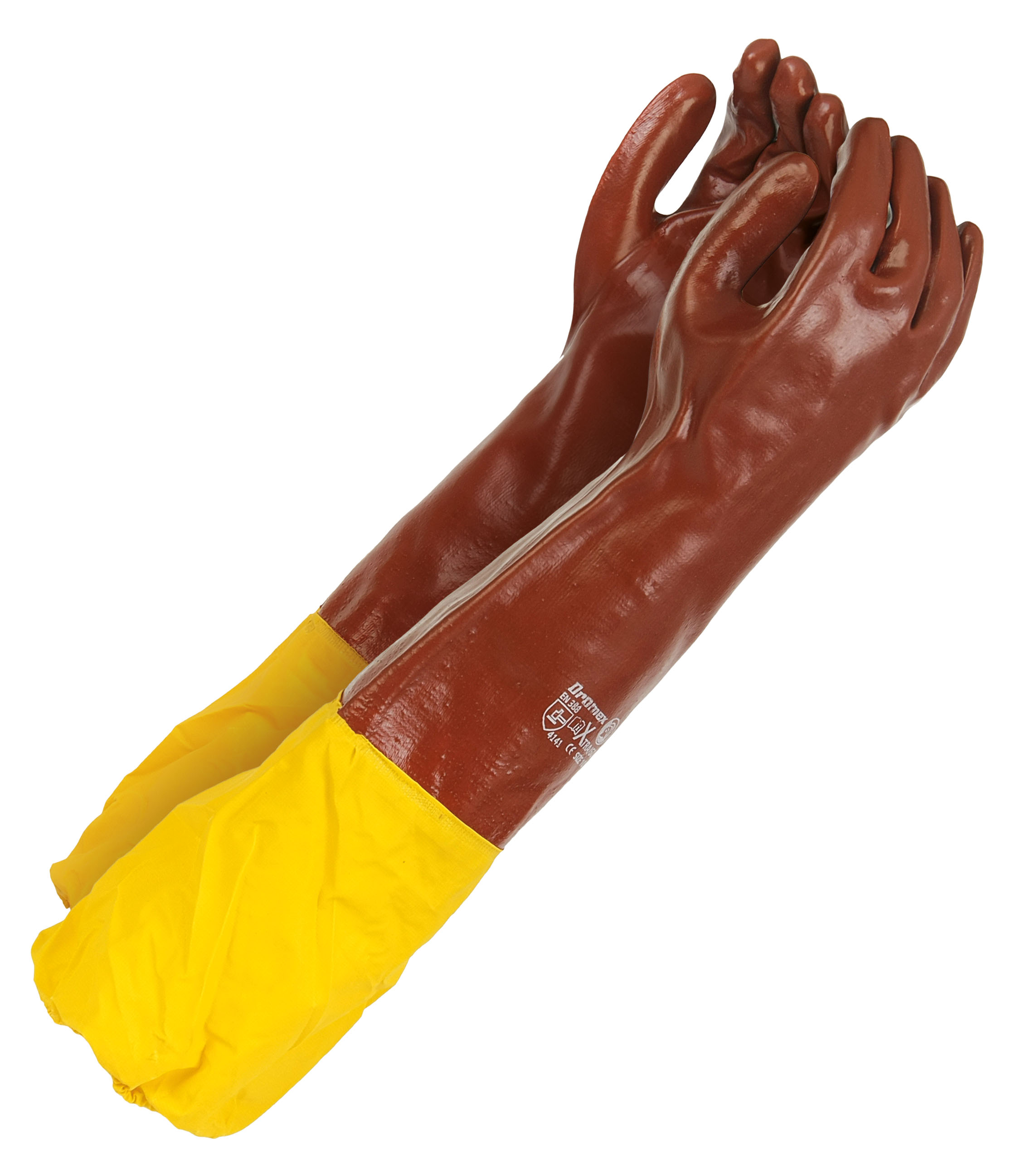 shoulder length pvc gloves