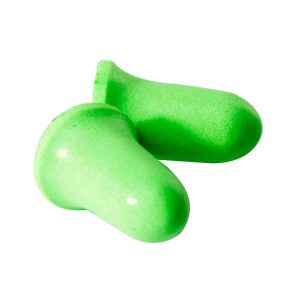 Dromex Earplugs - Fluorescent Green PU Green Uncorded
