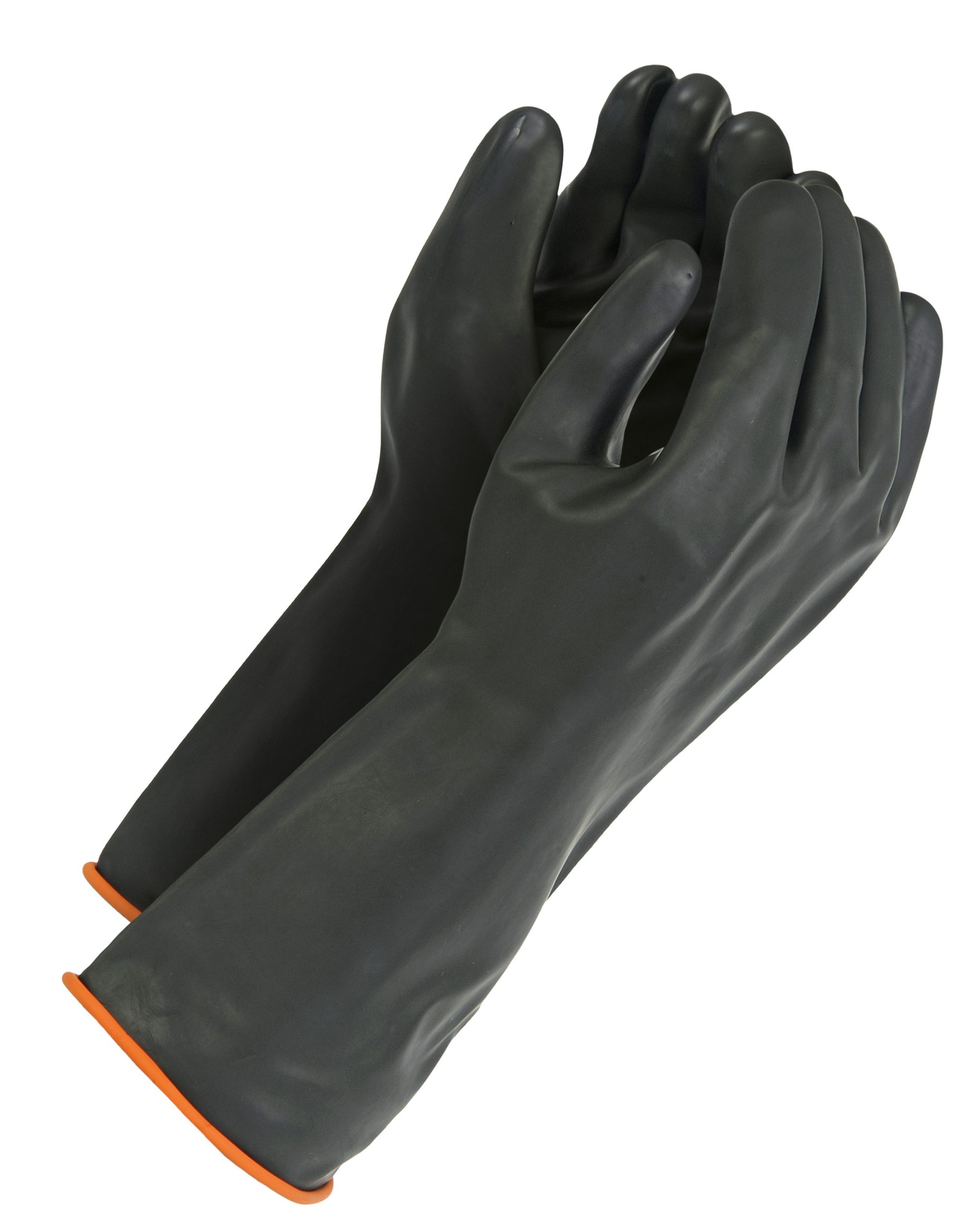 Rubber Gloves Elbow - Smooth Palm
