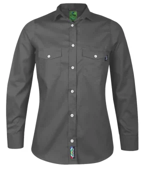 Home Grown Ladies Work Shirts Long Sleeve