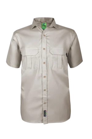 Home Grown Men's Work Shirts Short Sleeve