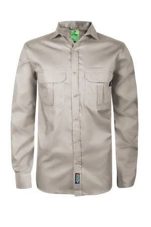 Home Grown Men's Work Shirts Long Sleeve