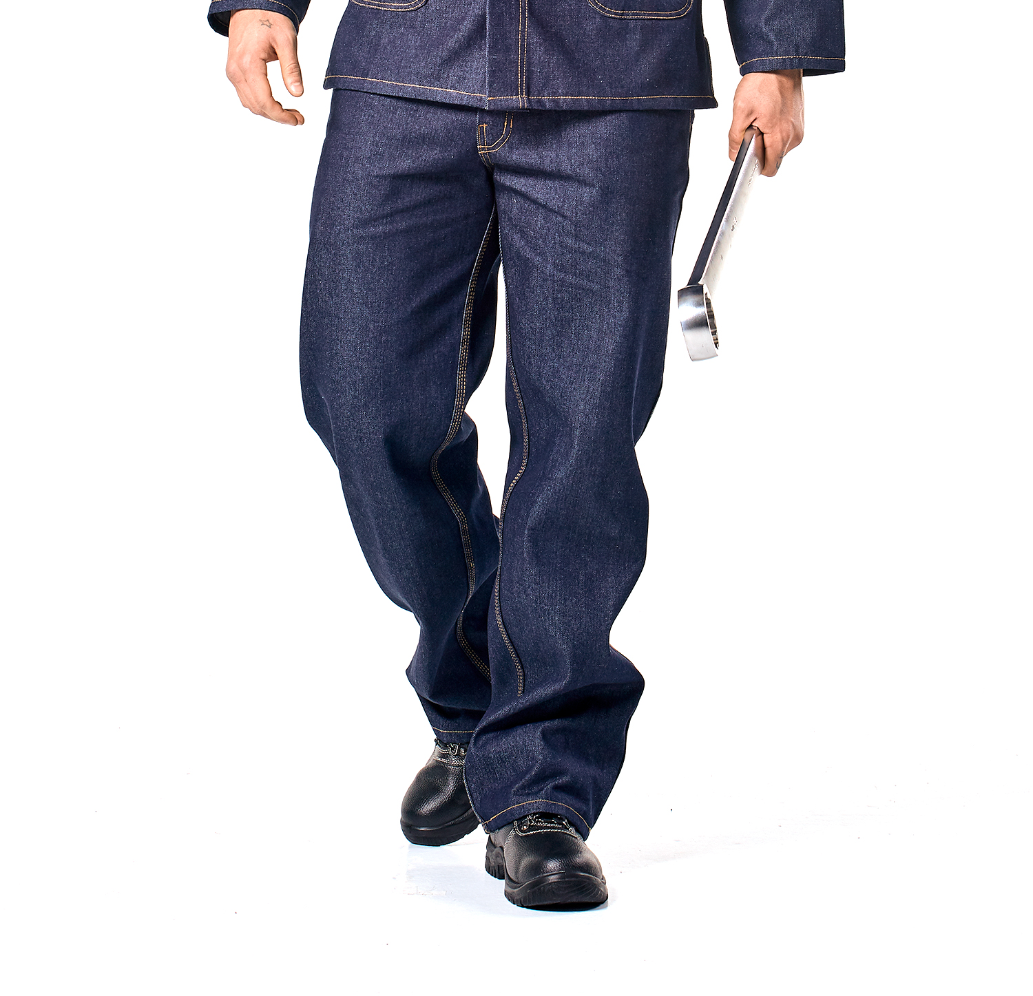 Denim Conti Suit Trousers