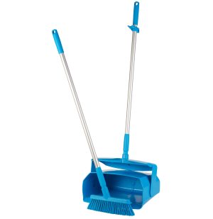 Dustpan set closable with broom 350 mm