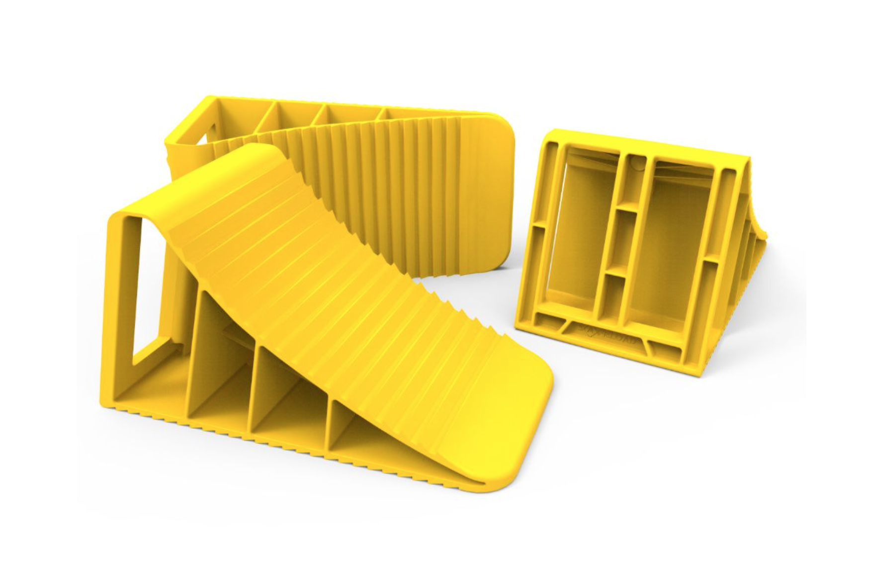 Wheel Chock Yellow - One Size (20T) - Image 2