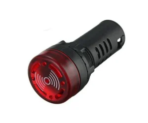 Buzzer-Reverse Beacon 22.5mm Red 24VAC/DC