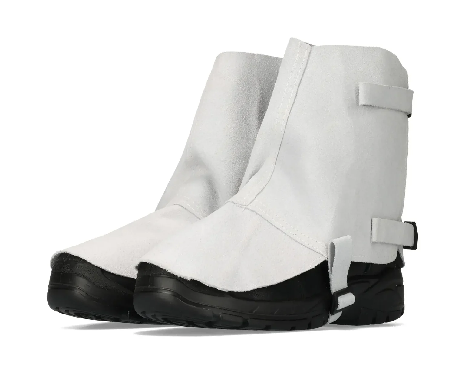 Chrome Leather Ankle Spats