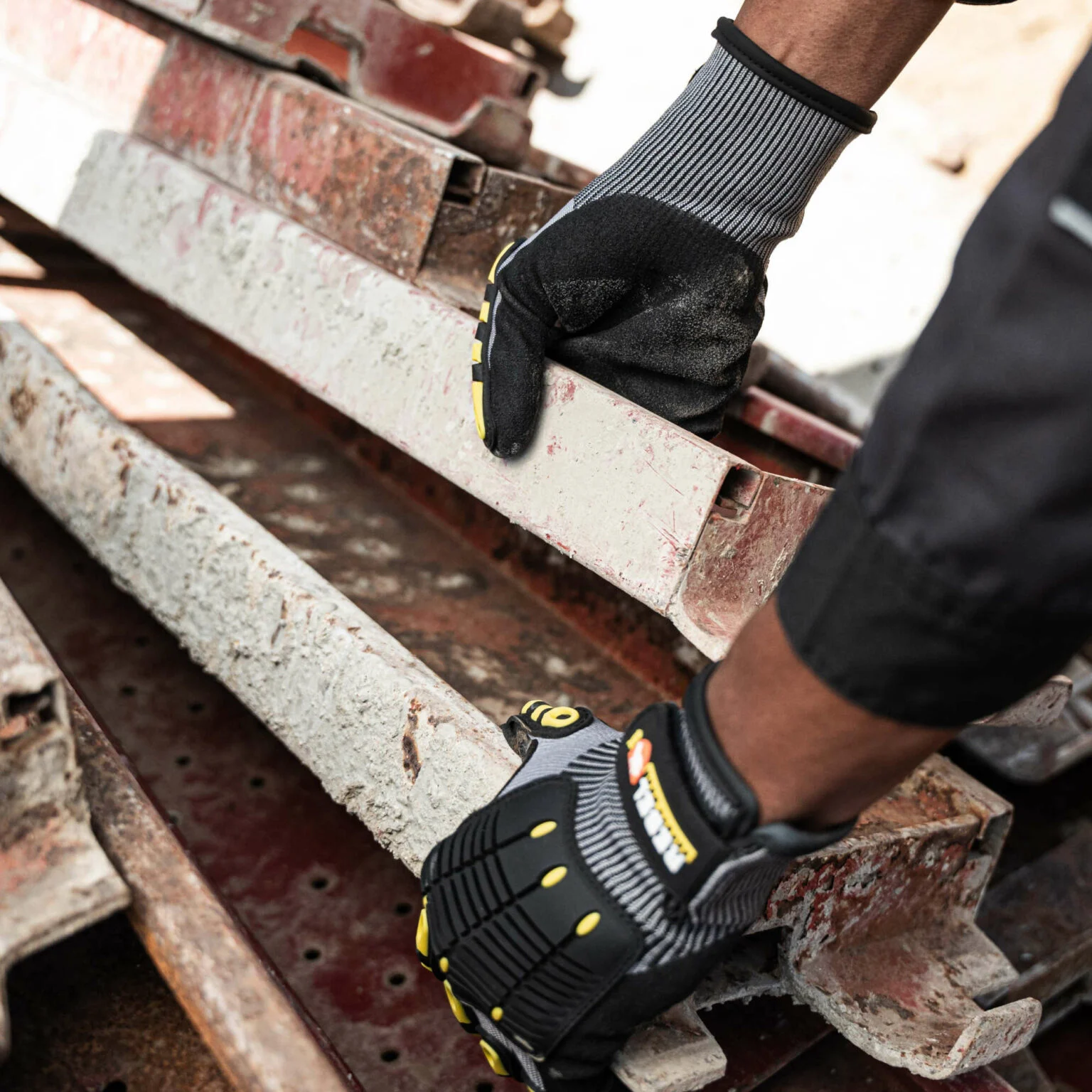 REBEL Impact Wrist Length Gloves - Image 2