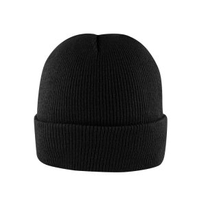 Beanie - Knitted Black - VB001