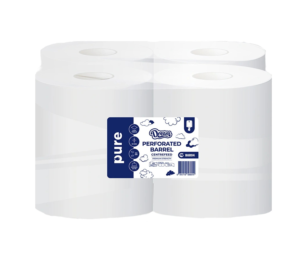Paper Barrel Towels - 210mm x 300mm