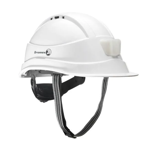 Hard Hat - White Caplamp Clip