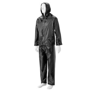 Rain Rubberised Suit Black