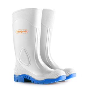 Phambili White with Blue Sole
